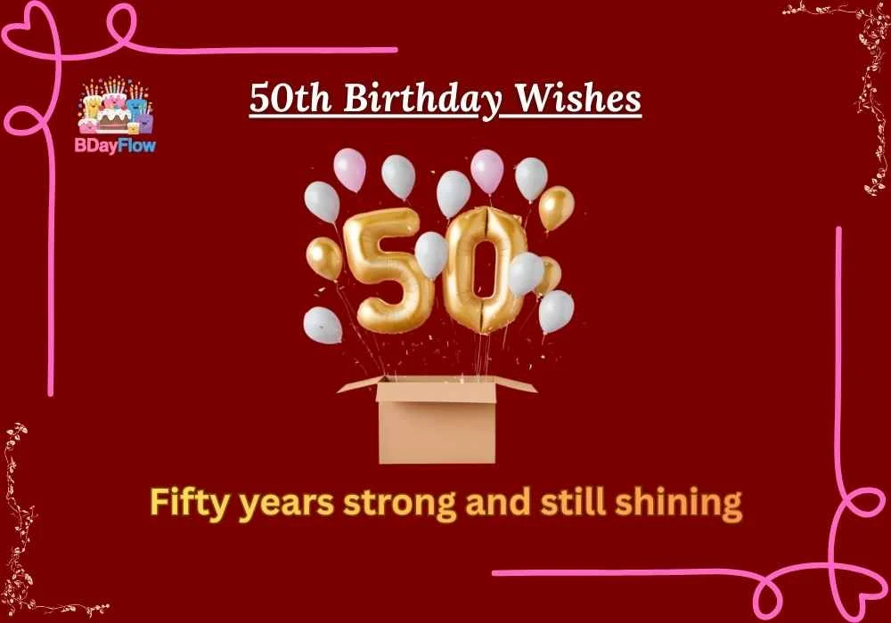 50th Birthday Wishes