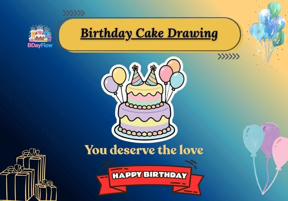 Birthday Cake Drawing