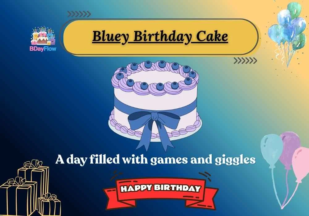 Bluey Birthday Cake