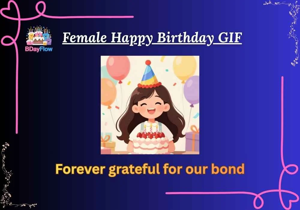 Female Happy Birthday GIF