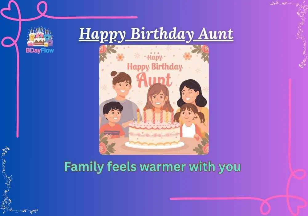 Happy Birthday Aunt