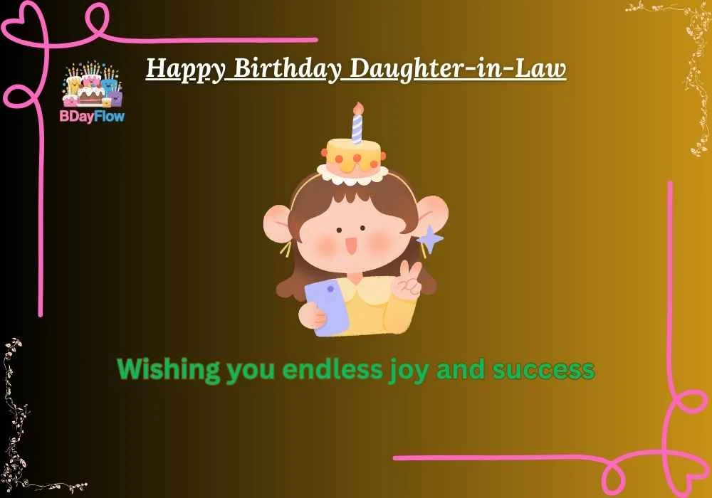 Happy Birthday Daughter-in-Law