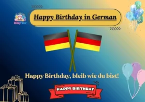 Happy Birthday in German