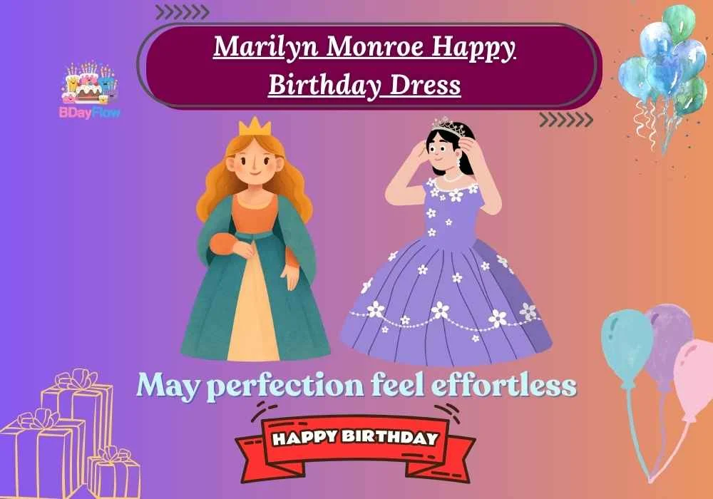 Marilyn Monroe Happy Birthday Dress