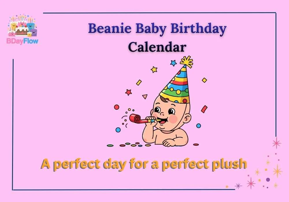 Beanie Baby Birthday Calendar