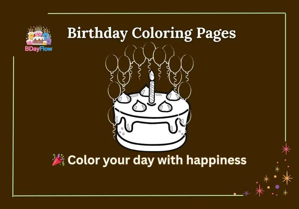 Birthday Coloring Pages