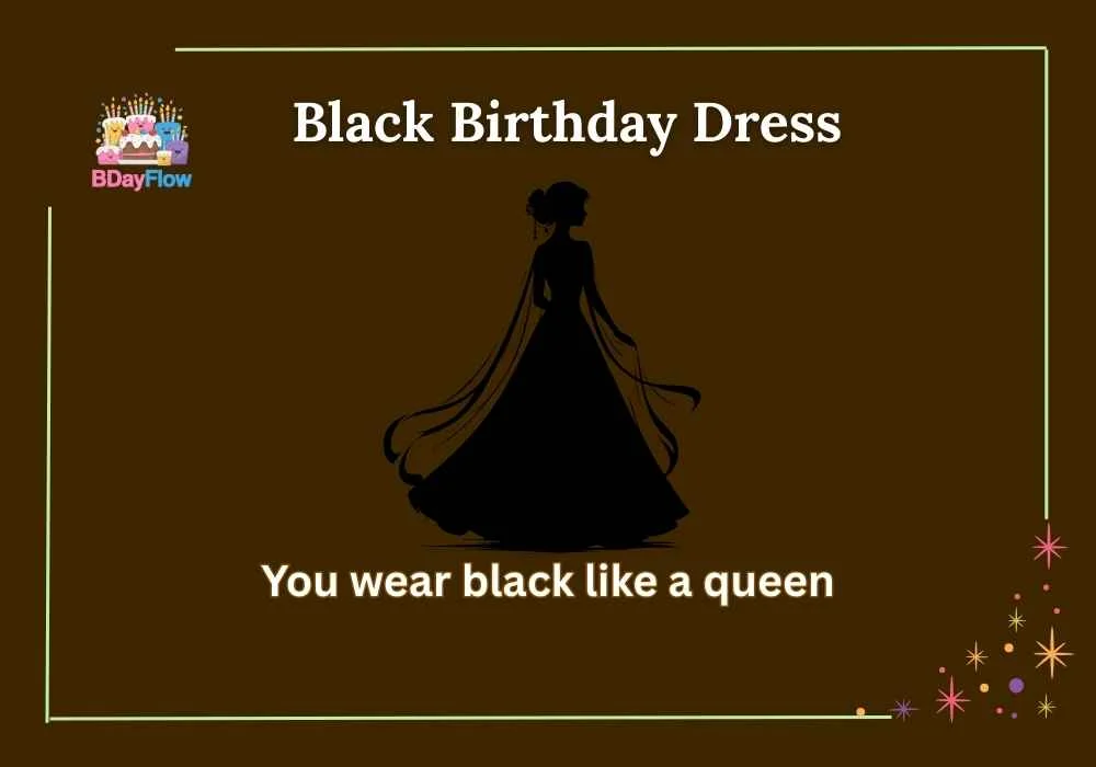 Black Birthday Dress