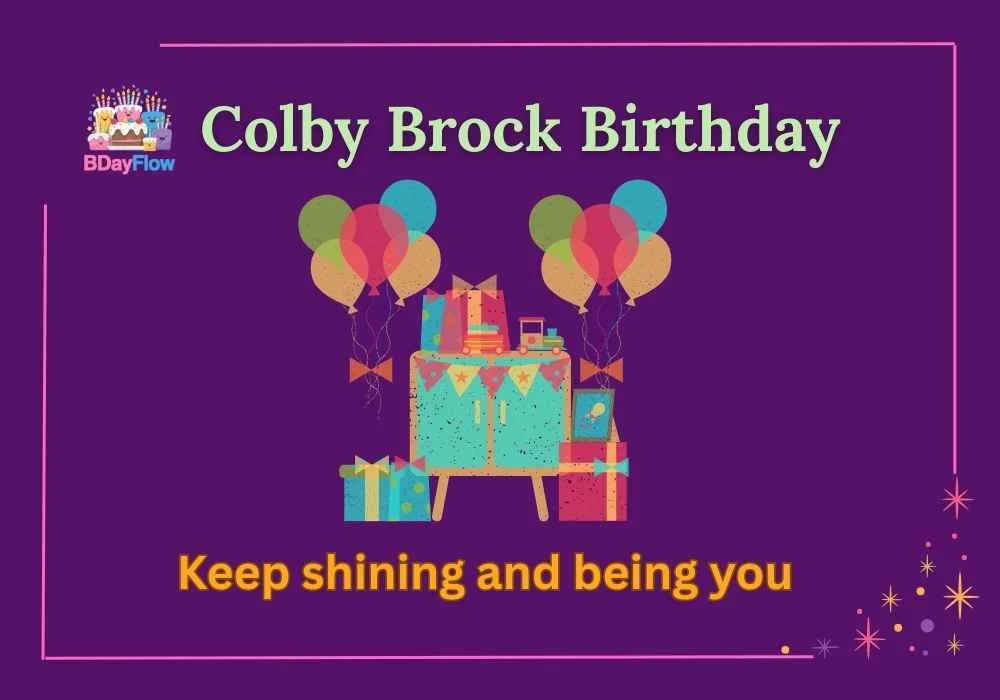 Colby Brock Birthday