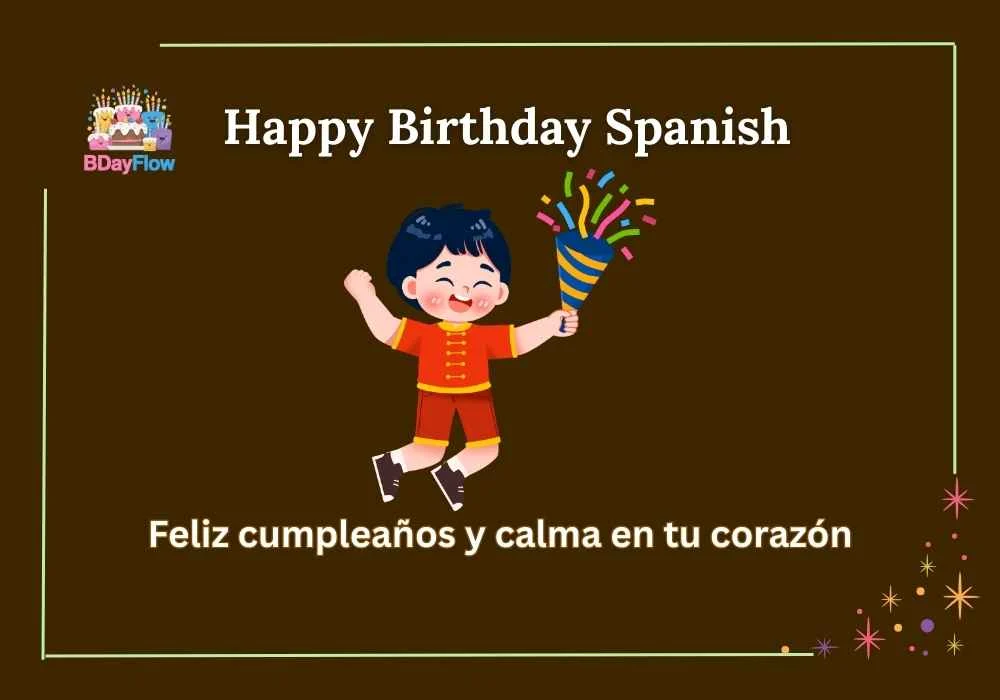Happy Birthday Spanish